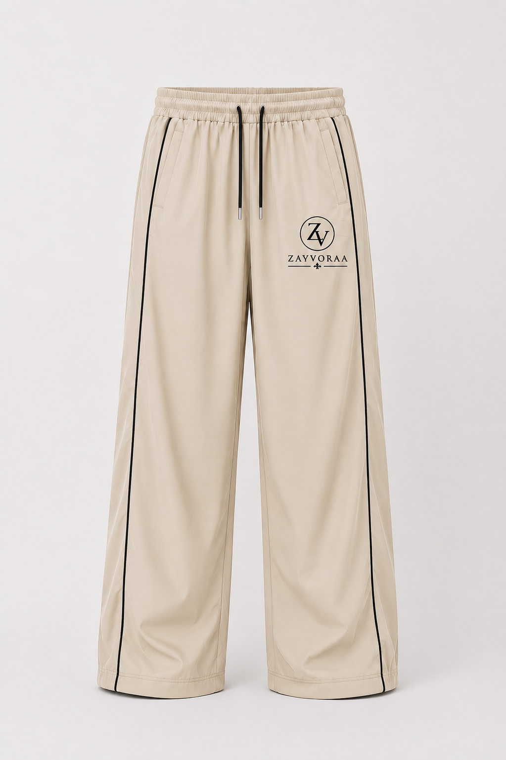 Wide-Leg Essential Track Pant