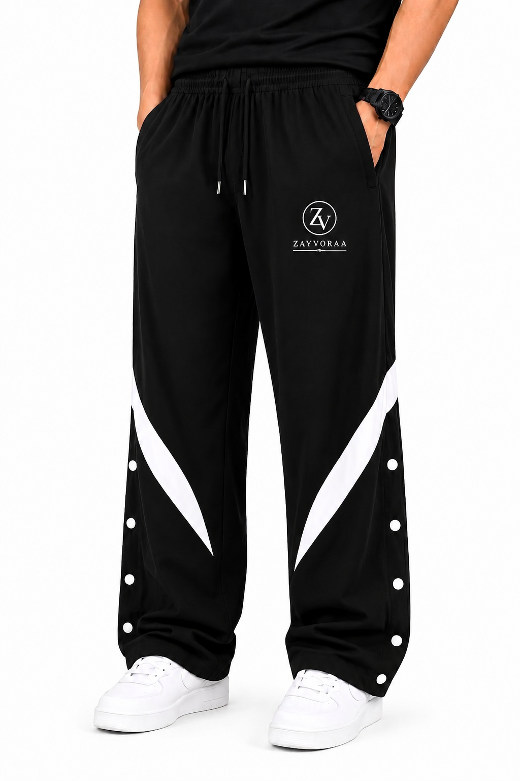 Contrast Panel Track Pant