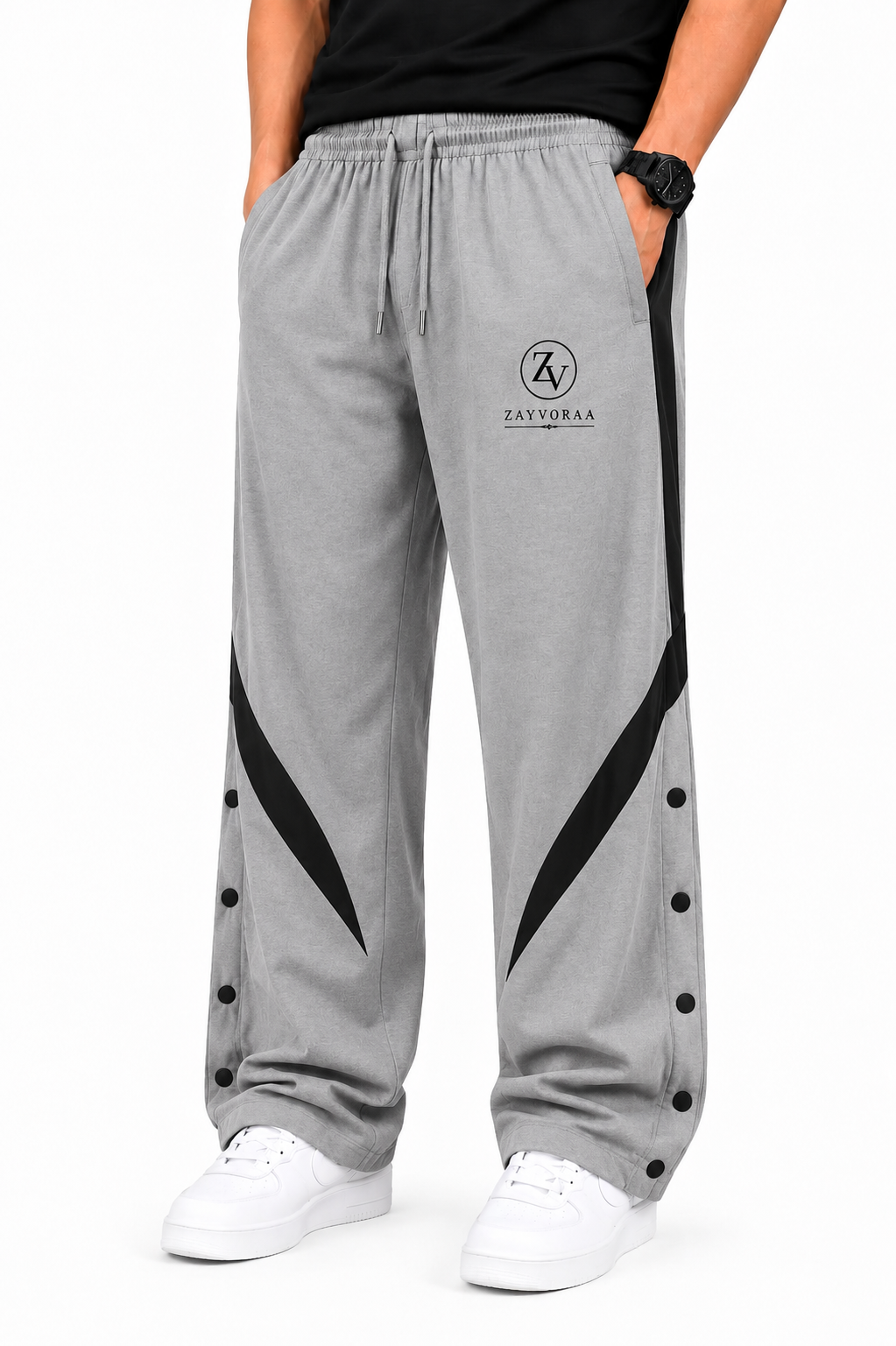 Contrast Panel Track Pant